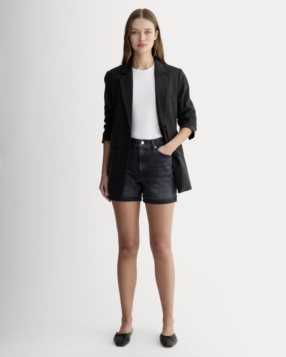 The Cheeky Jean Short | Vintage Black