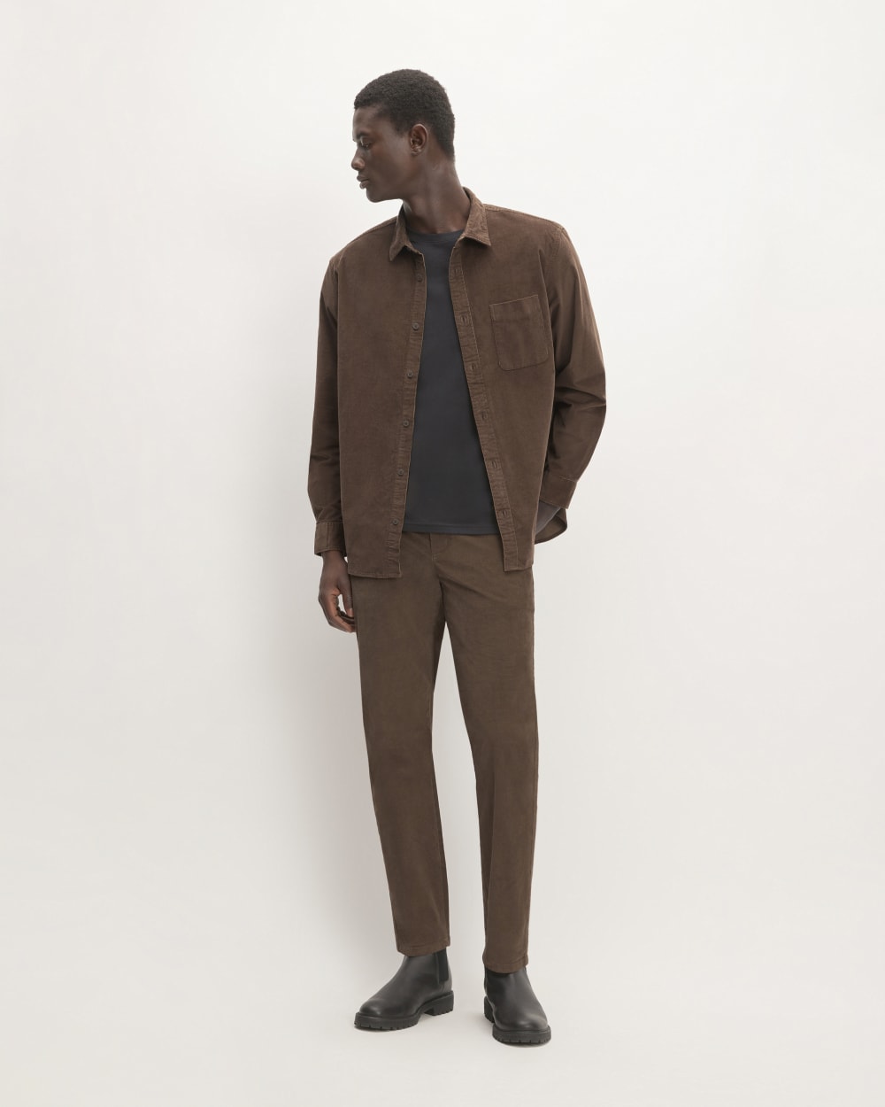 The Relaxed Corduroy Shirt  | Cocoa