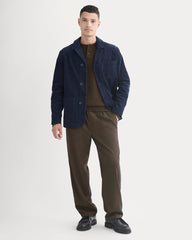 Fine Wale Corduroy Chore Blazer | Navy