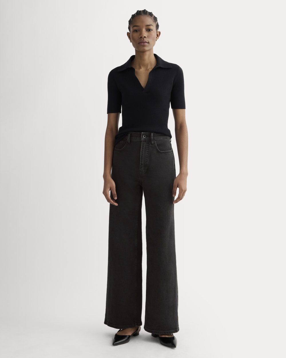 The Way-High® Sailor Jean 2.0 | Washed Black | 31.5" Inseam