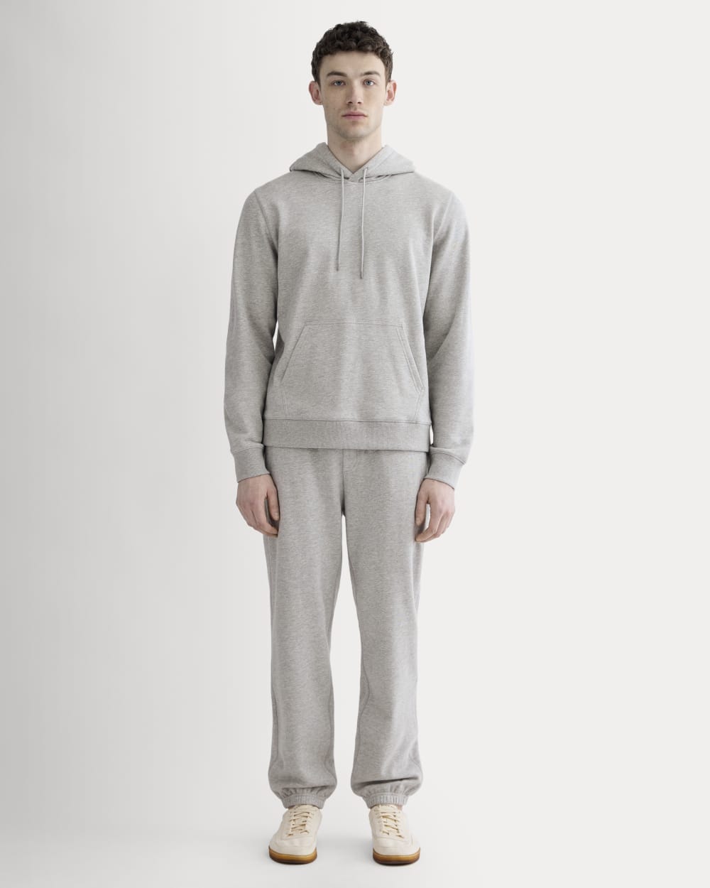 The Off-Duty Terry Hoodie | Heathered Grey