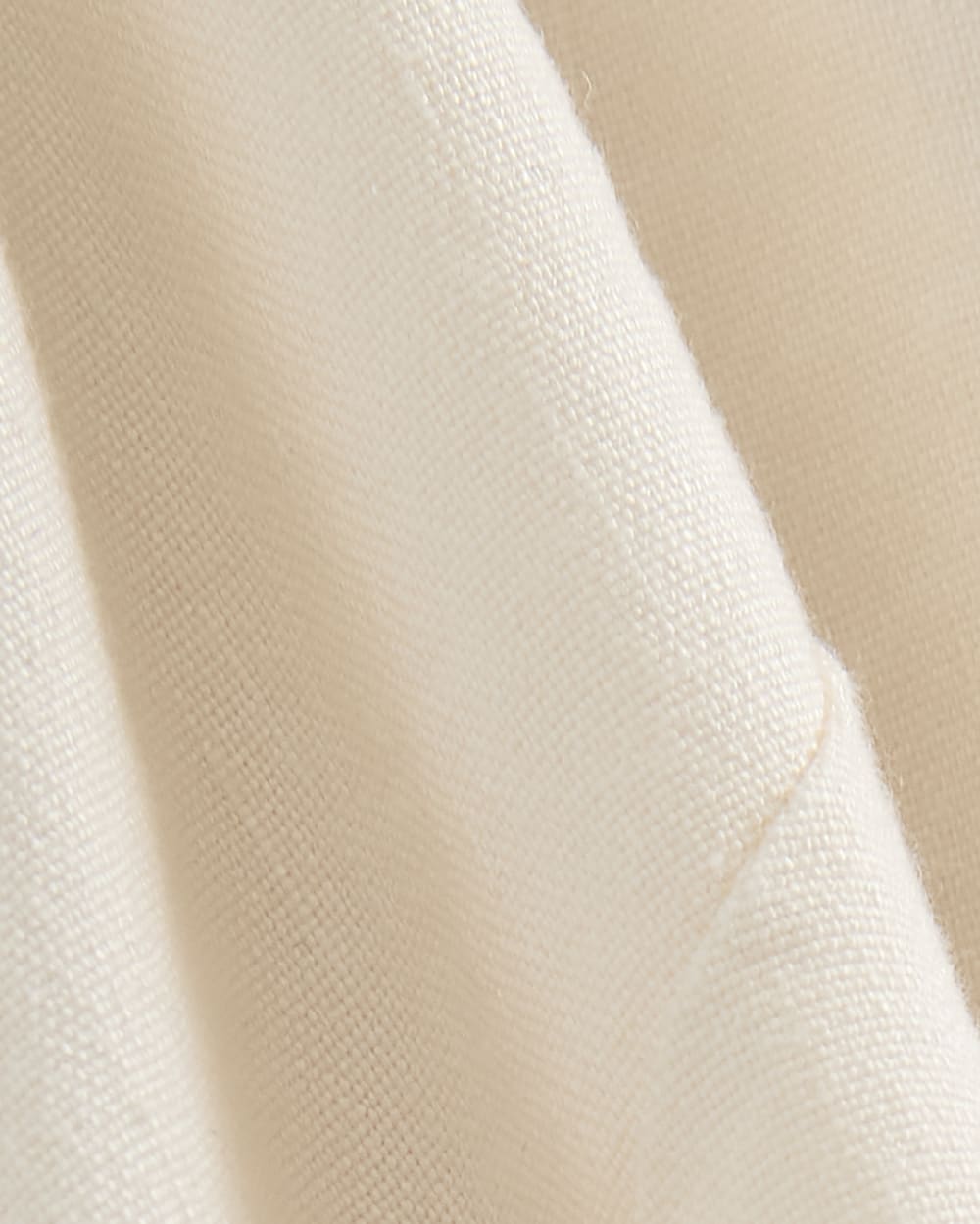Strapless Dress in Stretch Linen | Bone