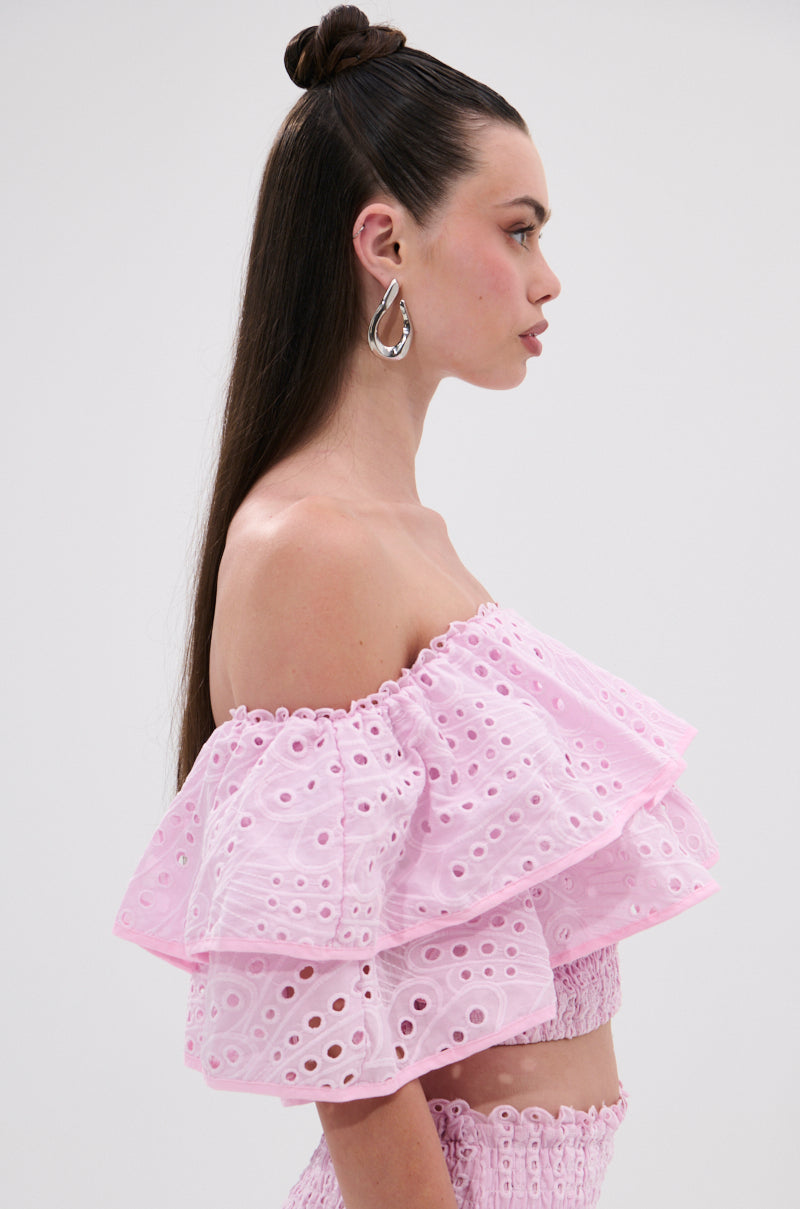 LOLLI EYELET BLOUSE