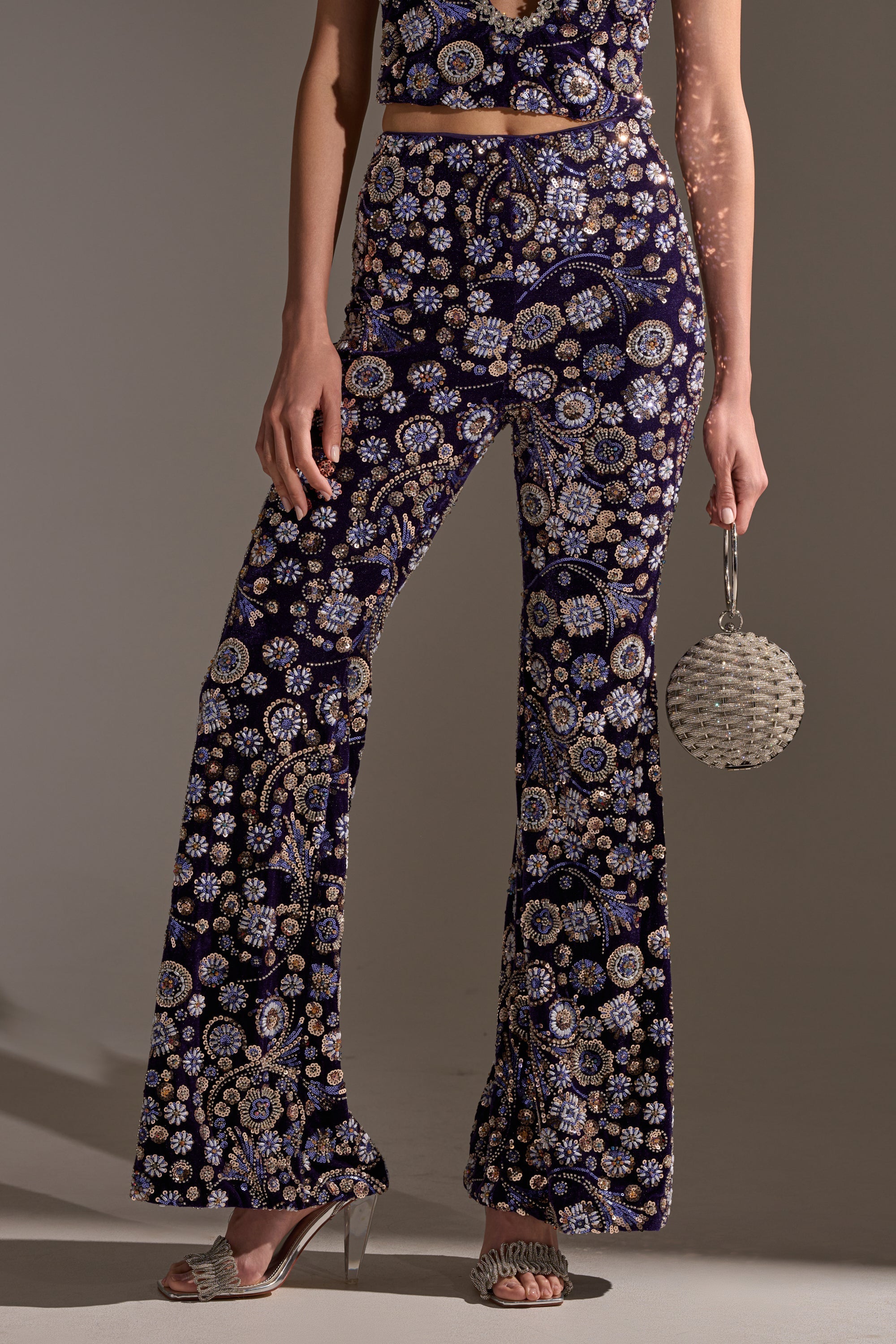 QUEEN OF EVERYTHING RHINESTONE TROUSER