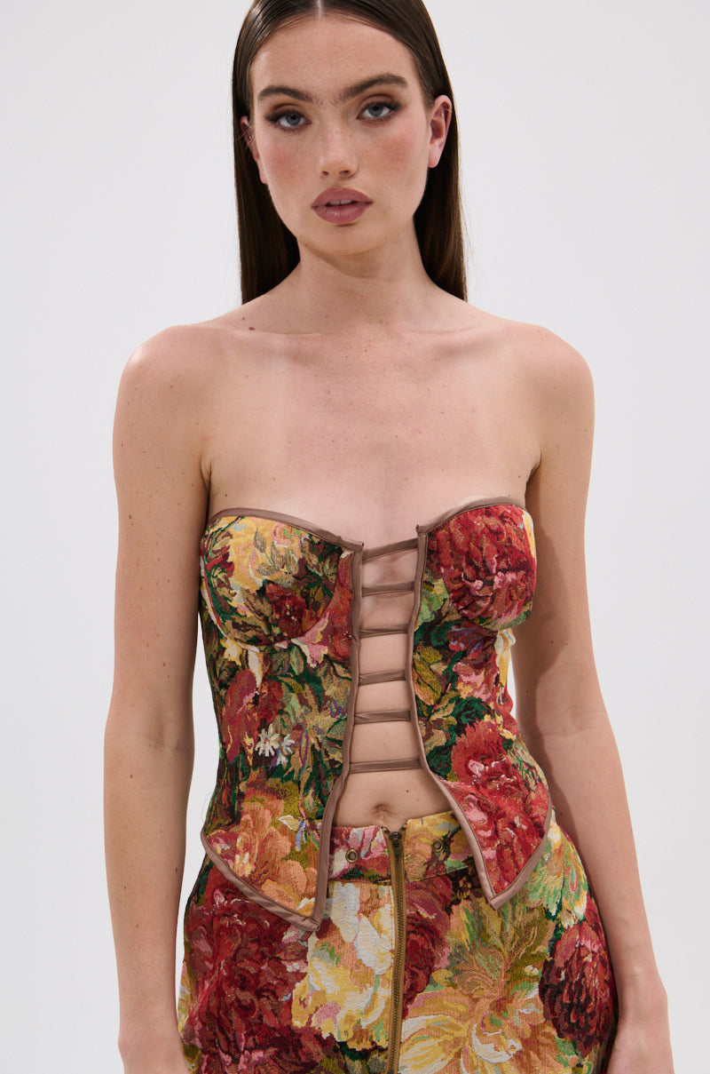 LILY BROCADE CORSET