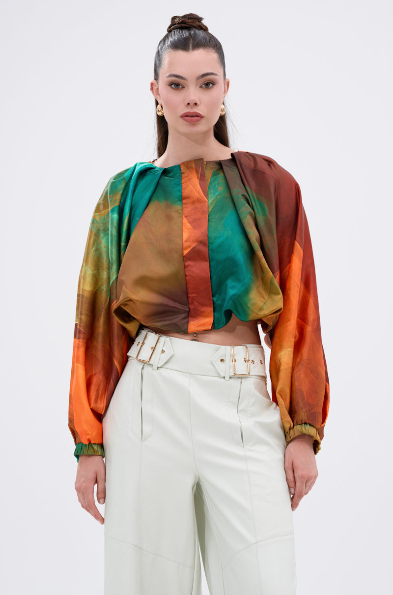 TIFFANY OMBRE BLOUSE