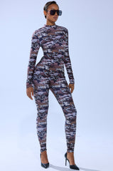 CAMO CHEETAH PRINT PLAYSUIT