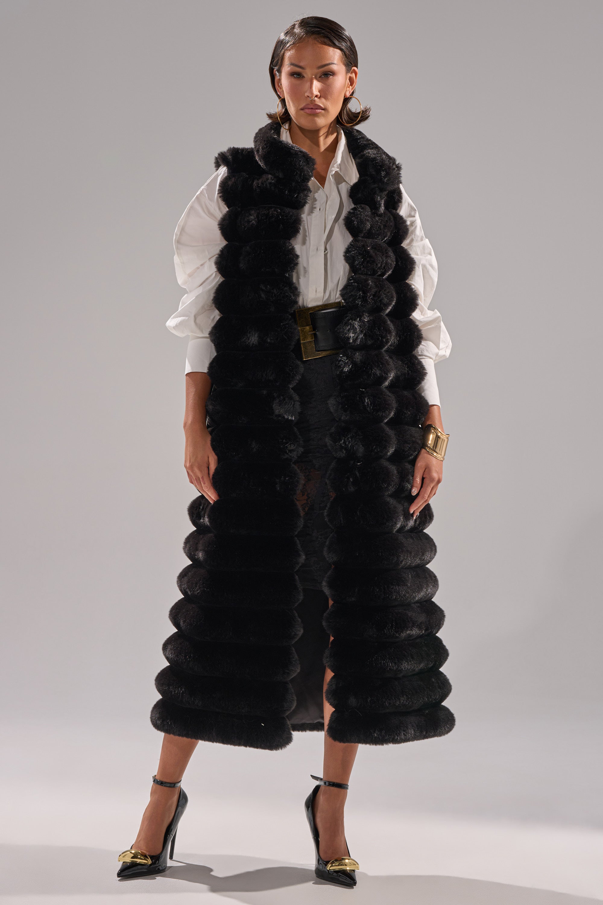 POPPY FAUX FUR VEST