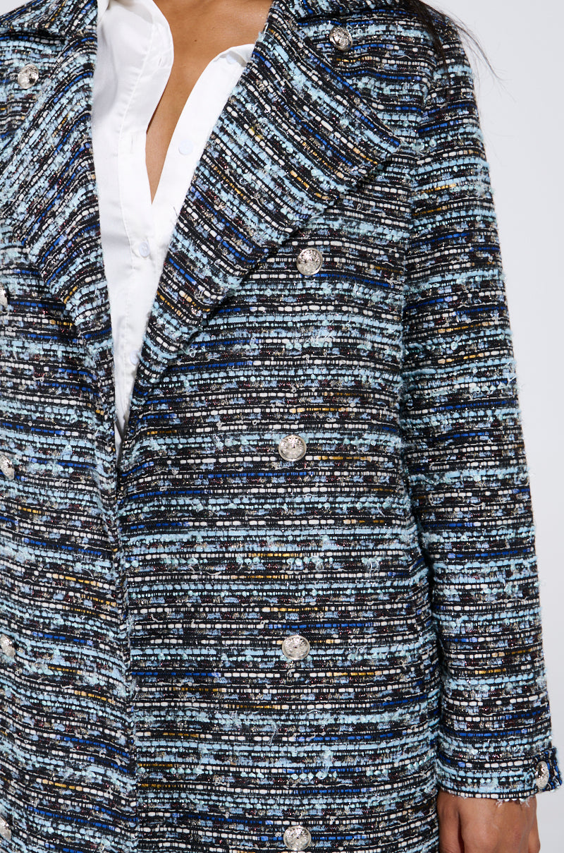 ALZURA TWEED TRENCH