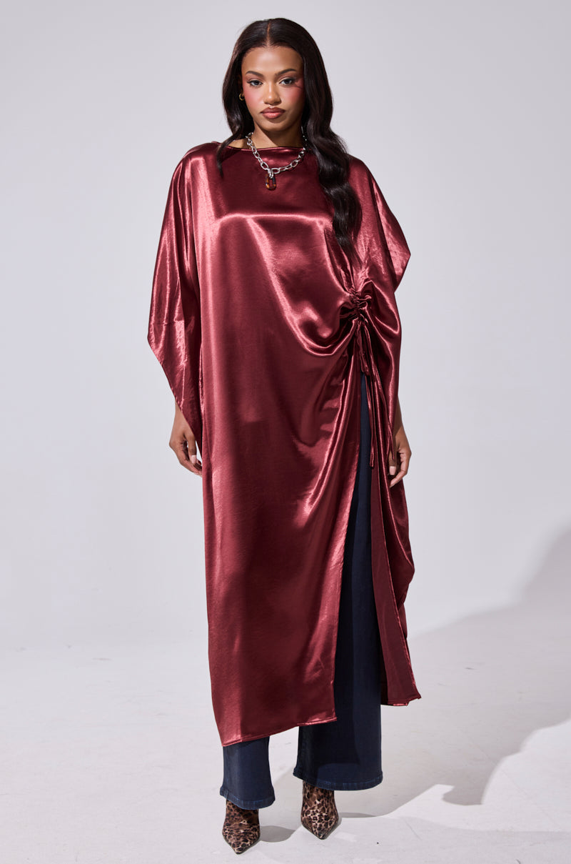 CLARA SIDE RUCHED BLOUSE