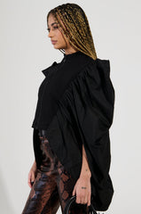 NOUVEAU RICHE EXAGGERATED SLEEVE BOMBER
