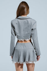 MARLEY LACE TRIM BLAZER