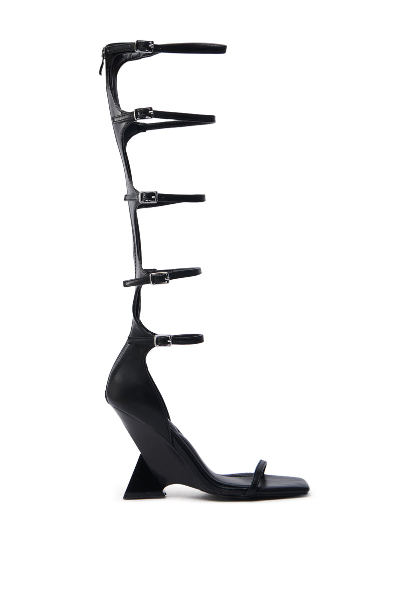 AZALEA WANG TAITEN BLACK SANDAL