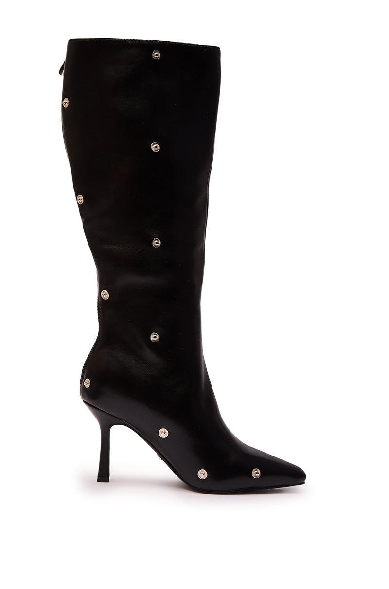 AZALEA WANG VULTURE BLACK SHERPA LINED BOOT