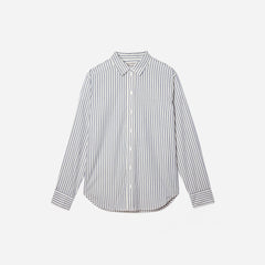 The Must-Have Shirt in Silky Cotton | Deep Blue / Canvas
