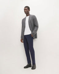 The Cloud Relaxed Cardigan | Heathered Dark Charcoal