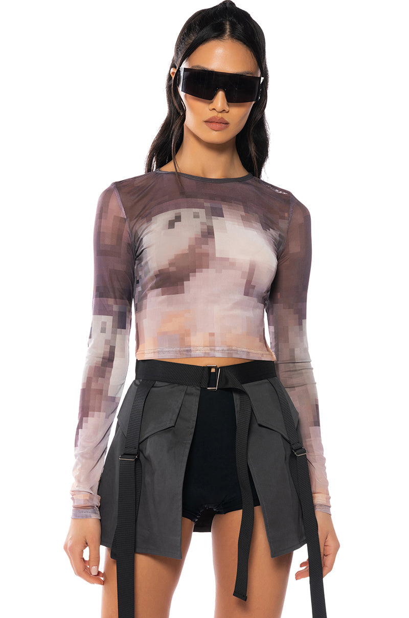 OVERLAY MINI SKIRT