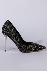 AZALEA WANG GLITCH IN THE SYSTEM STILETTO PUMP IN BLACK