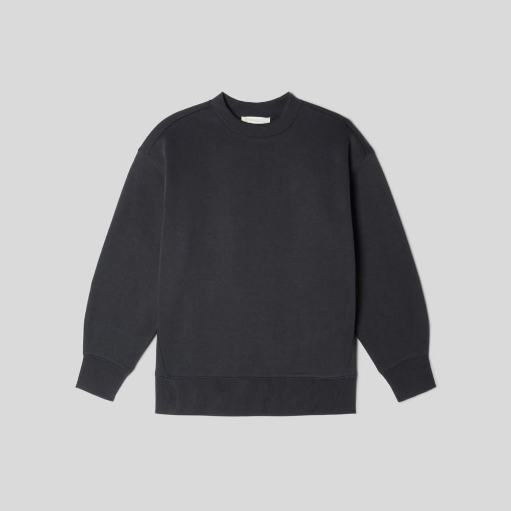 The ReTrack Oversized Crew | Black