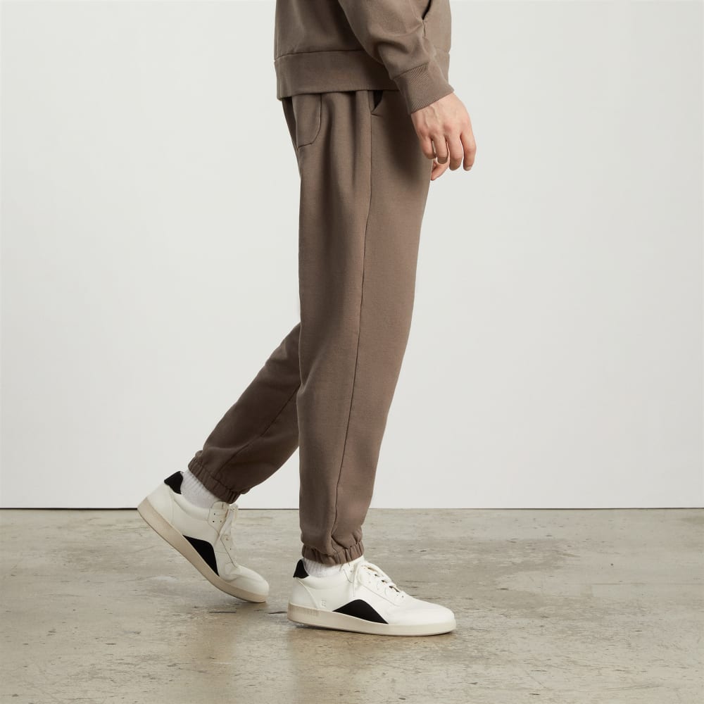 The ReLeather® Court Sneaker | Off White / Black