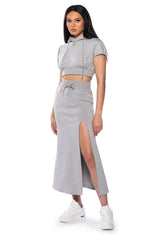 CHILL DAYS CROPPED HOODIE