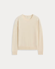 The Classic Crew in Cashmere | Bone