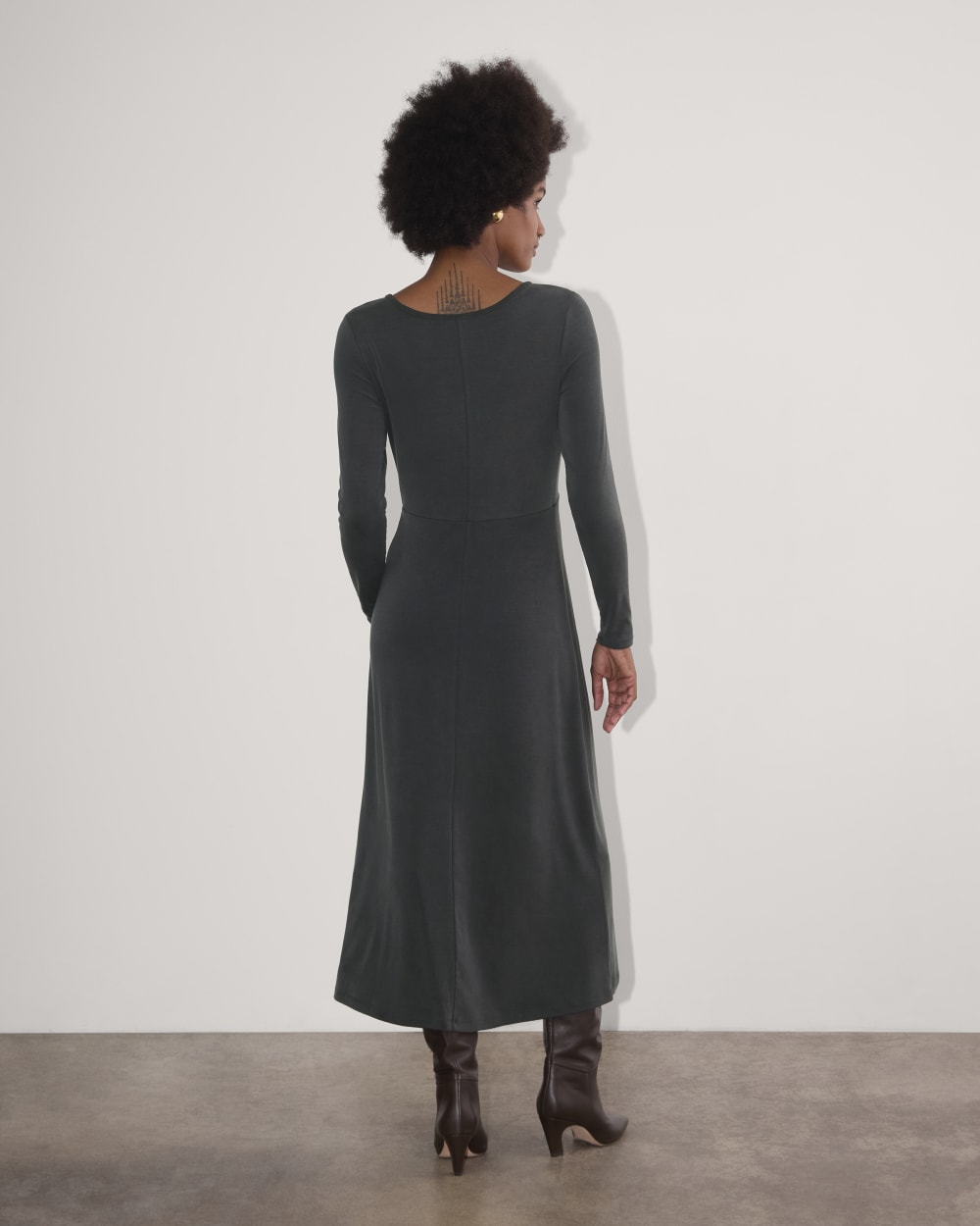 The Maddie Dress in Butterknit | Black