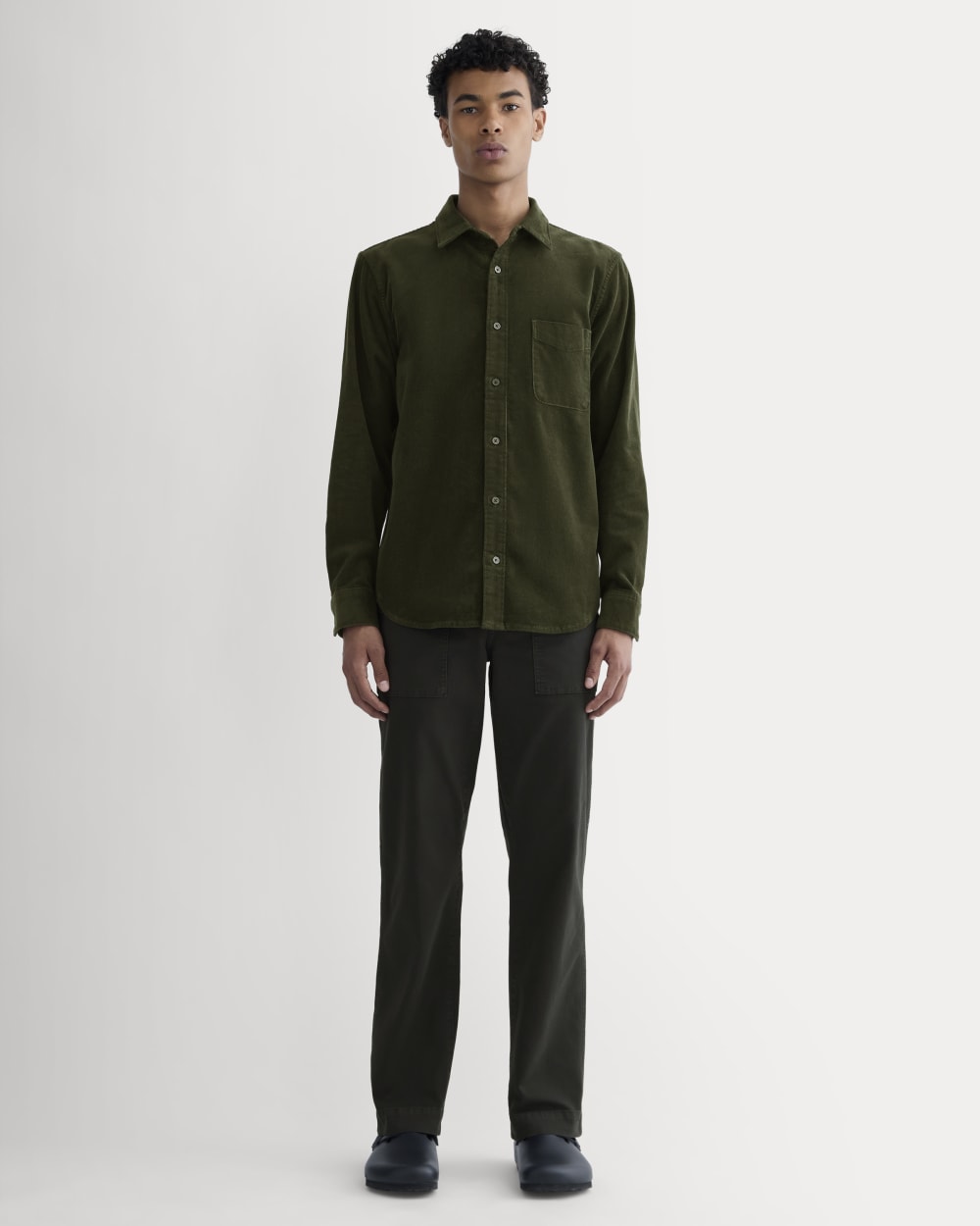 The Classic Shirt in Corduroy | Dark Forest