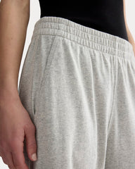 The Off-Duty Barrel Pant | Pale Heather Grey