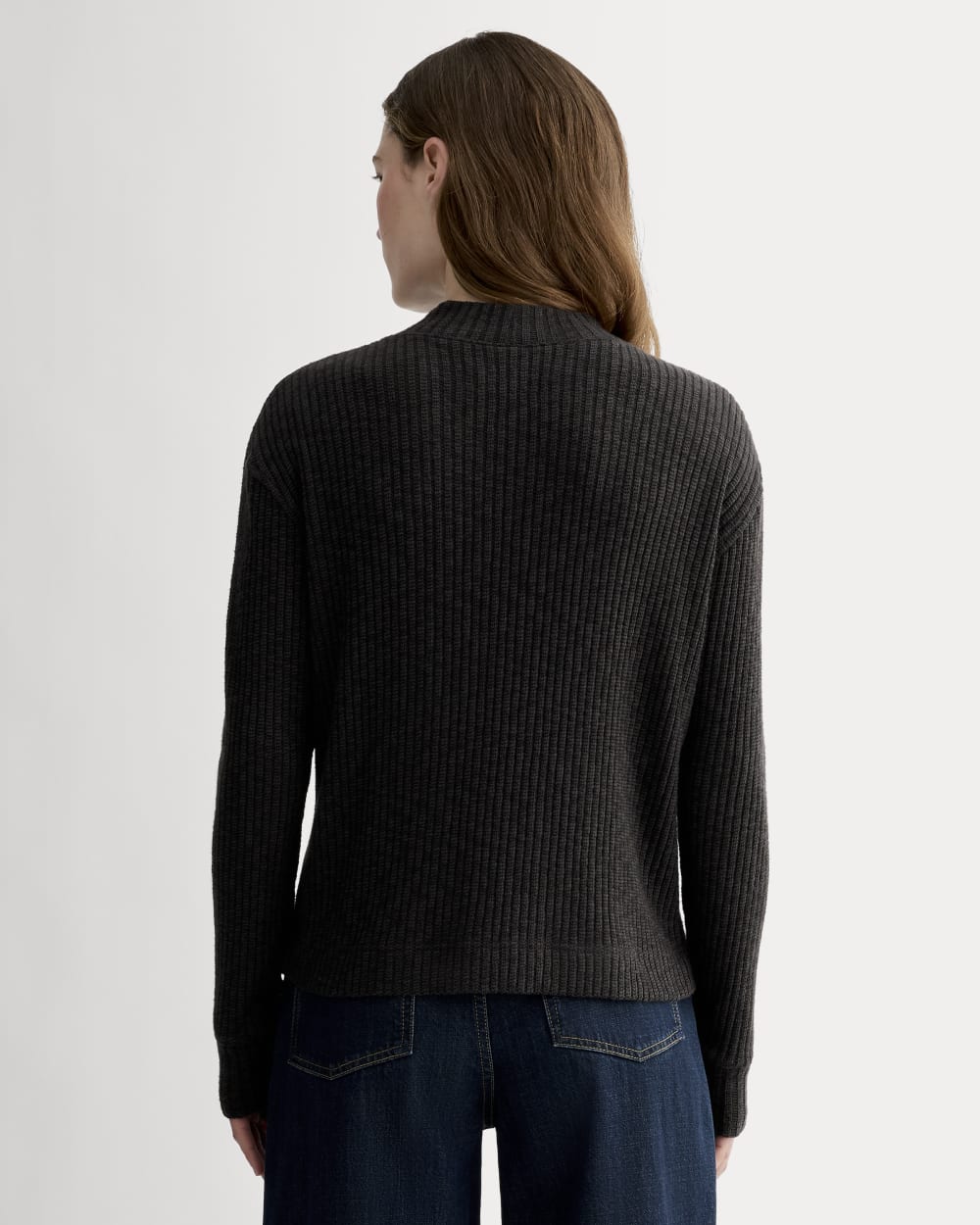 The Cozy Rib Funnel-Neck | Black