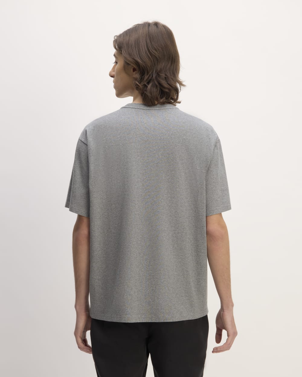 The Premium-Weight Relaxed Crew | Uniform | Heathered Mid-Grey