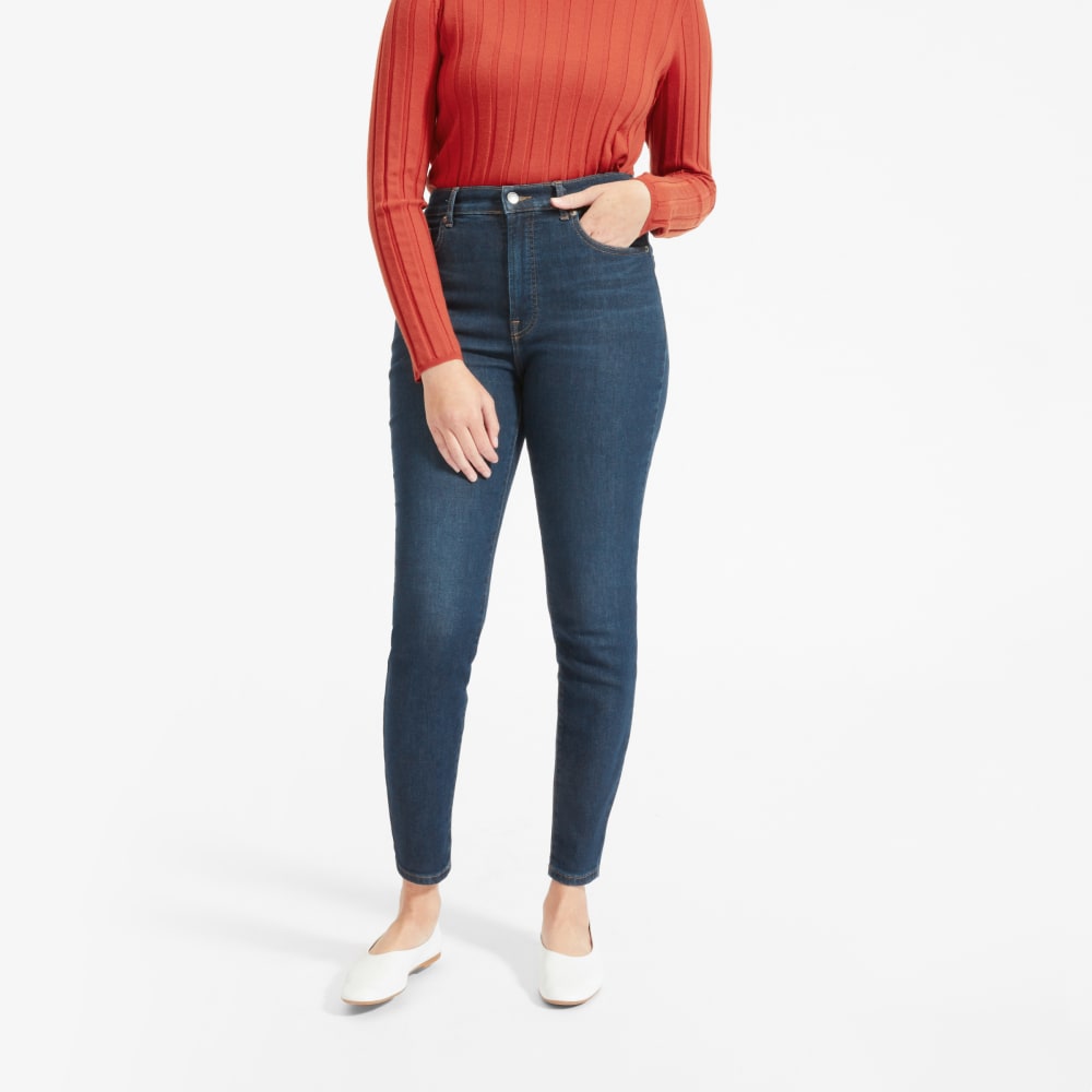The Authentic Stretch High-Rise Skinny | Dark Blue Wash | 28.5" Inseam
