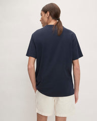 The Essential Organic V-Neck Tee | Deep Navy