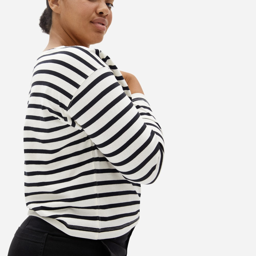 The Mariner Tee | Black / White