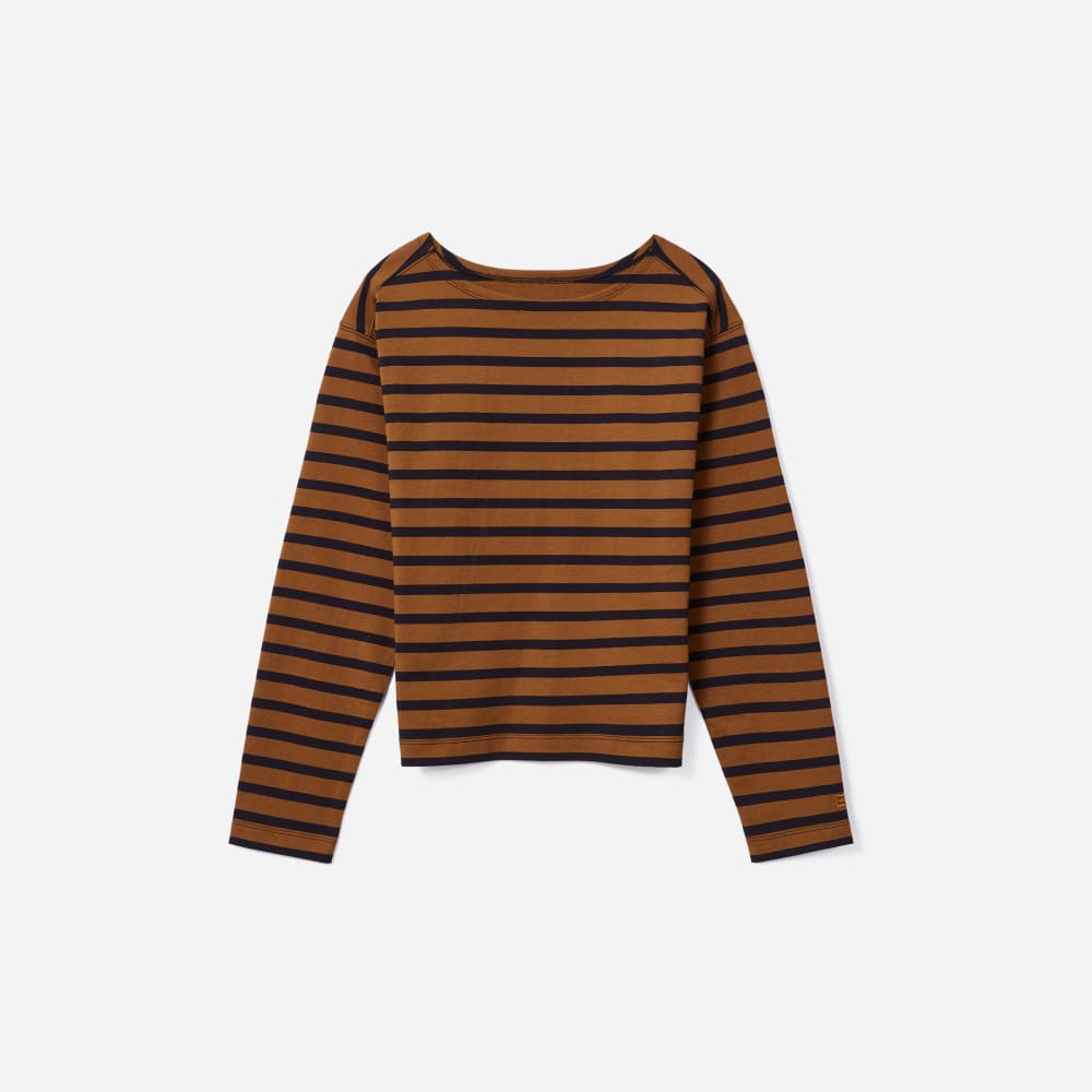 The Mariner Tee | Toasted Almond / Black