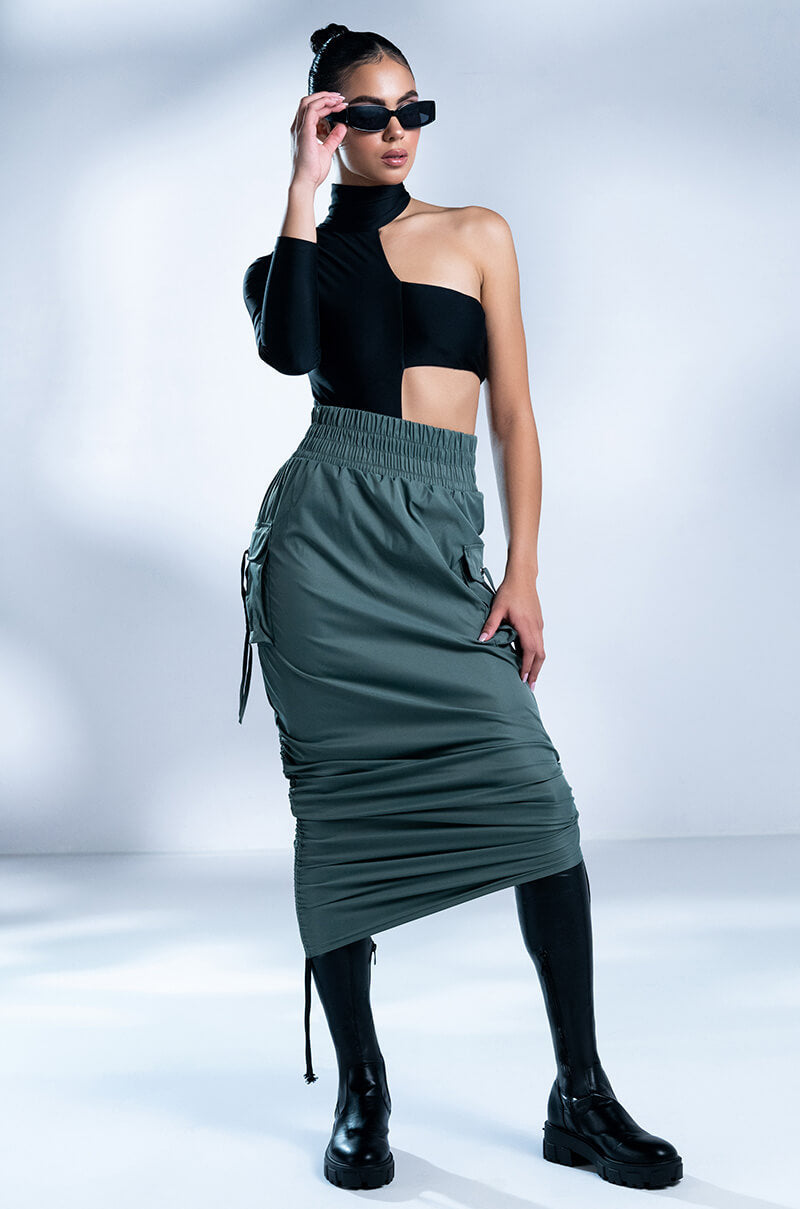 FOLLOW ME ADJUSTABLE CARGO SKIRT