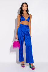 KEEP IT SIMPLE FRONT CLOSURE SATIN BRALETTE