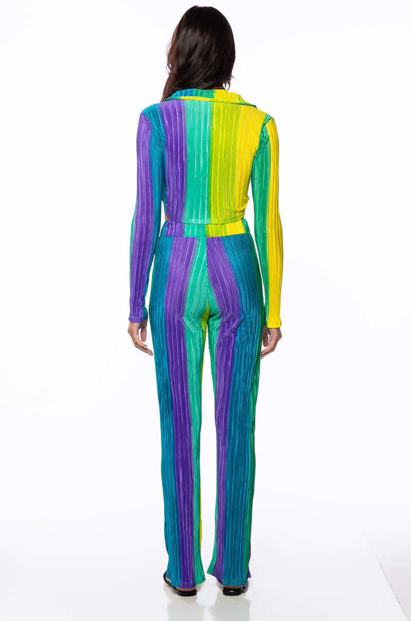 SUMMER BREEZE TIE FRONT TOP PANT SET