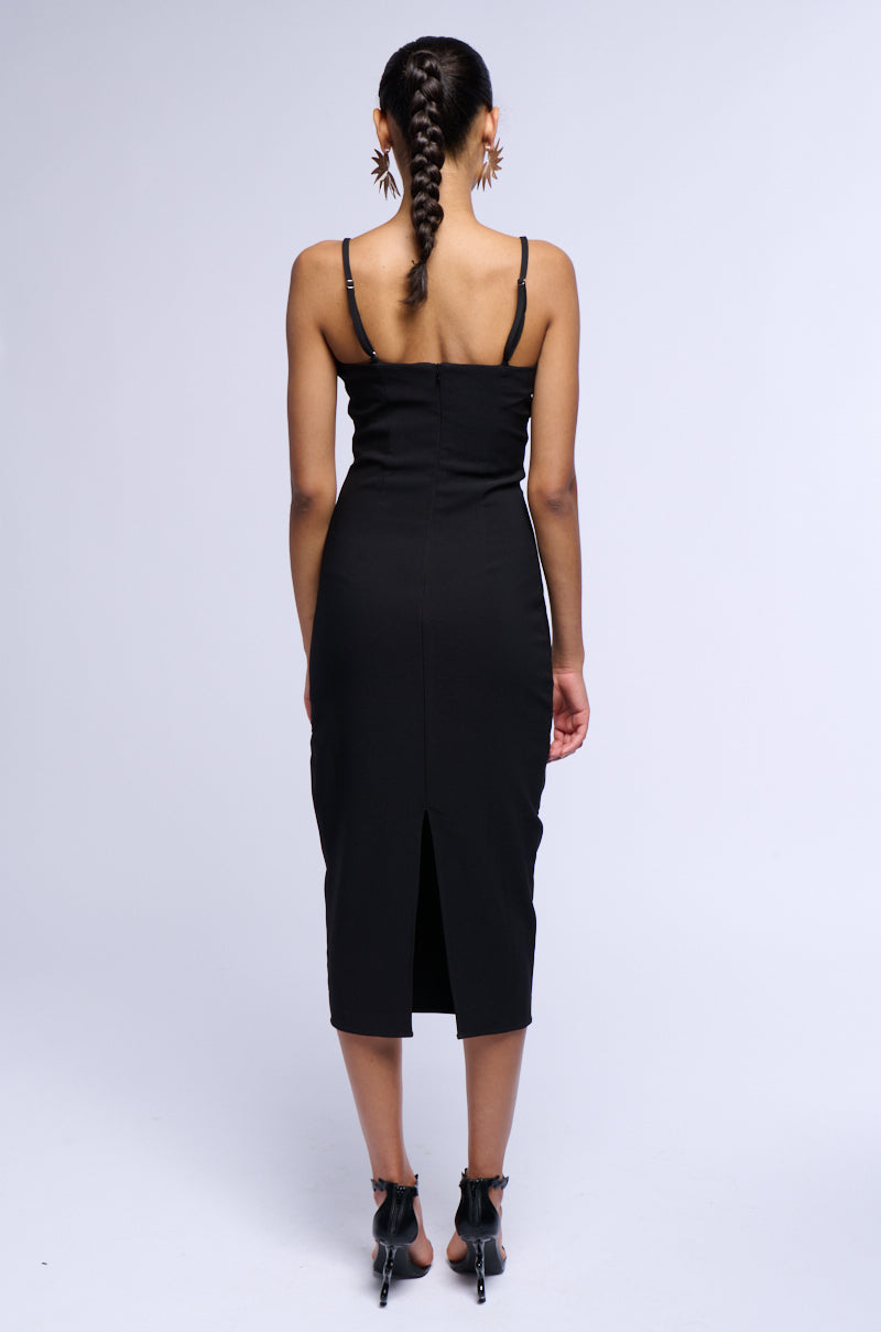 WAVY BABY MIDI DRESS